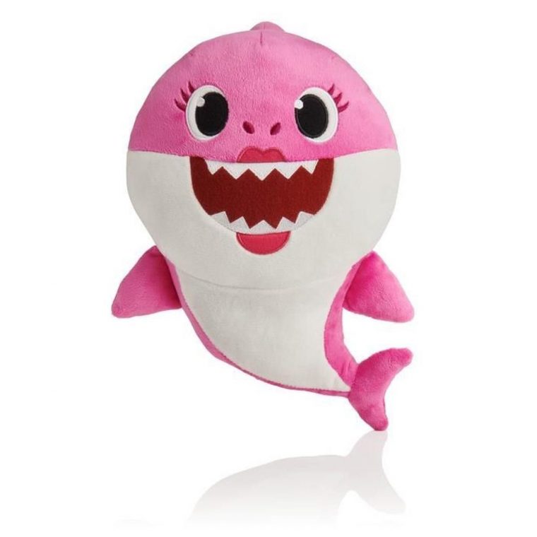 Wow Wee Baby Shark Song Poupée Maman Requin Rose Peluche Douce (Anglais) concernant Jeu De Societe Requin