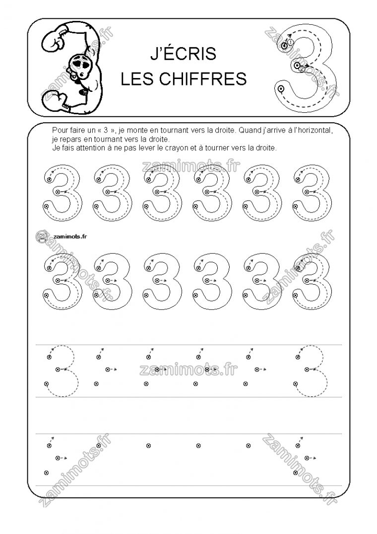 Zamimots – Tout Pour Apprendre Et S'amuser. dedans Apprendre A Ecrire Les Chiffres