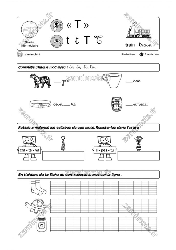 Zamimots – Tout Pour Apprendre Et S'amuser. destiné Exercice Gs En Ligne