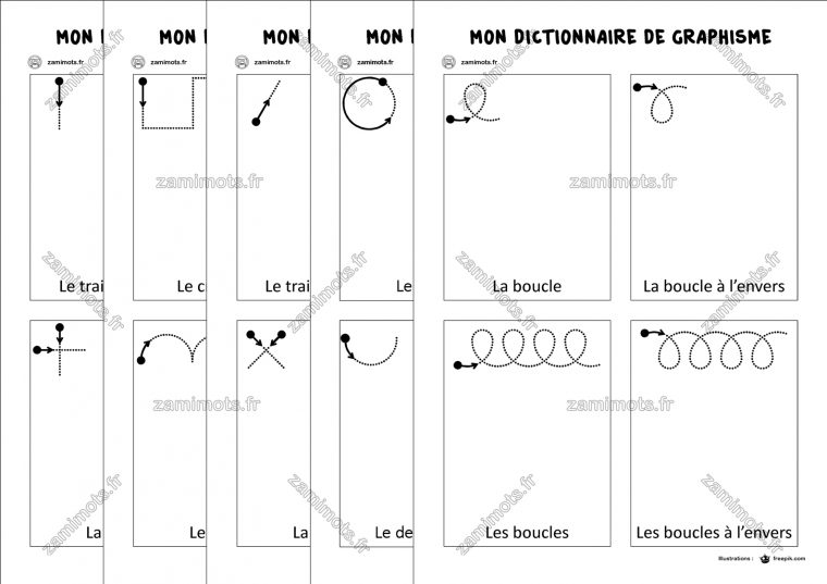 Zamimots – Tout Pour Apprendre Et S'amuser. pour Quadrillage Maternelle Graphisme