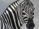 Zébre Noir Et Blanc. : Peintures Par D2L | Photo De Zebre à Dessin Noir Et Blanc Animaux