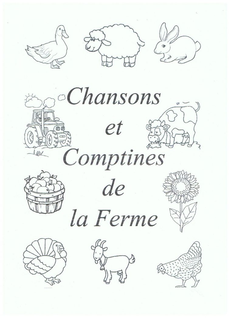 0 Page Garde Ferme | Comptine Ferme, Thème Ferme Maternelle destiné Les Animaux De La Ferme Maternelle