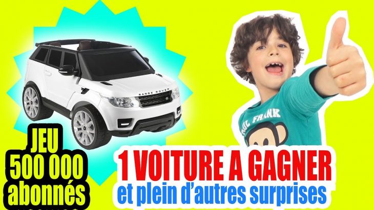 1 Voiture À Gagner Et Plein De Surprises – Jeu Concours Anniversaire Et 500  000 Abonnés concernant Plein De Jeux De Voiture