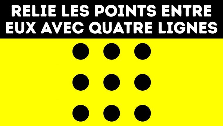 10 Énigmes Qui Vont T’Embrouiller Le Cerveau concernant Jeu Relier Les Points En Ligne