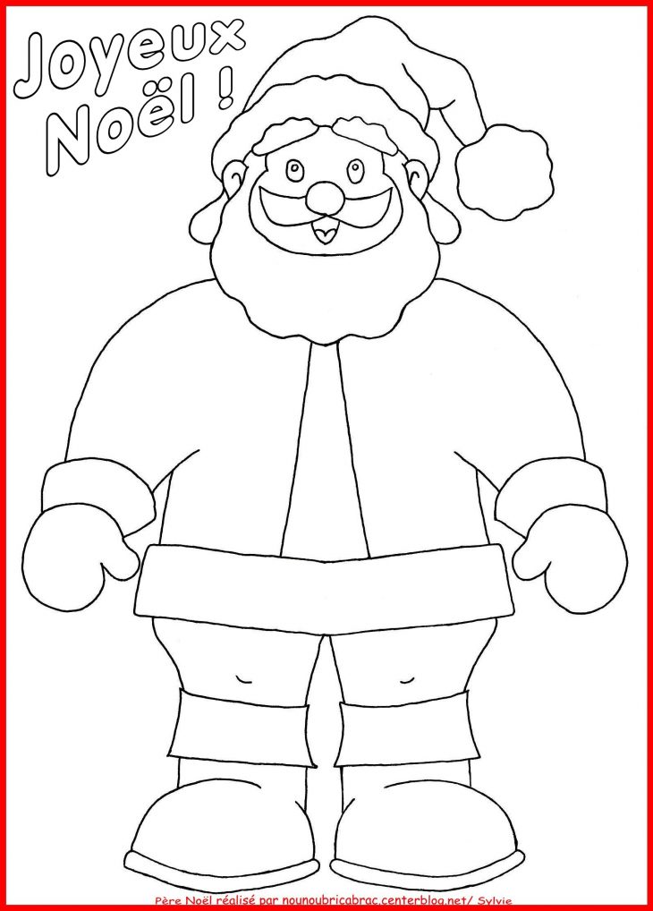 111 Dessins De Coloriage Père Noël À Imprimer serapportantà Dessin A Imprimer Pere Noel Gratuit