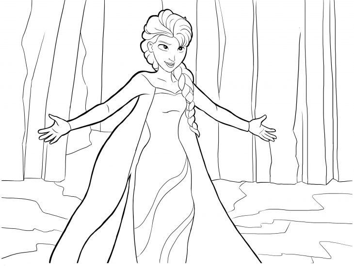 114 Dessins De Coloriage Reine Des Neiges À Imprimer Avec La dedans Reine Des Neiges Dessin À Colorier