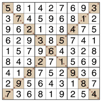 sudoku diagonal sehr schwer