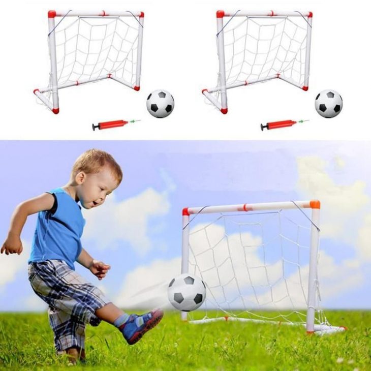 2 Lots Mini Cage De Foot But De Football Pliant Jouet Balle serapportantà But Foot Enfant