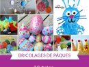 20 Bricolages De Pâques (Pour Petits Et Grands) |La Cour Des serapportantà Activité Manuelle Enfant 3 Ans