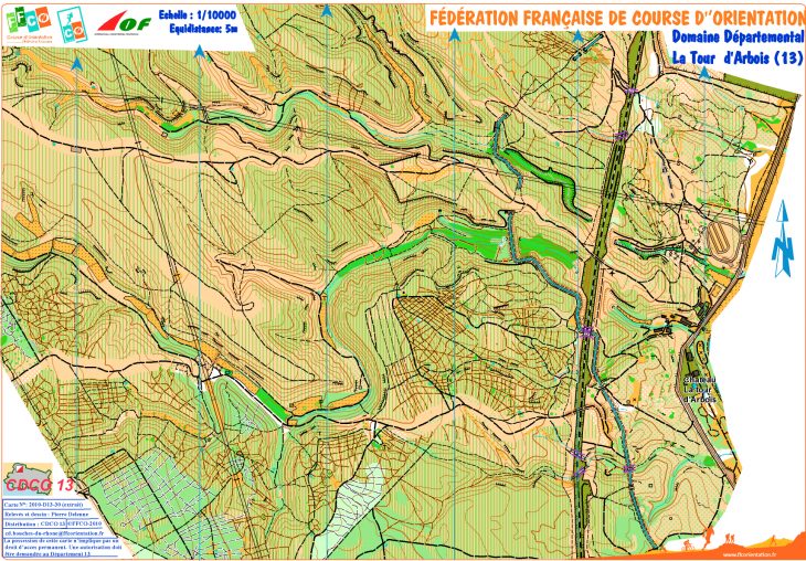 2019-05-01 Challenge Paca N°4 La Tour D'arbois dedans Carte Departement 13