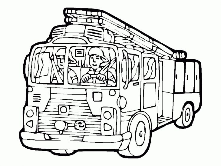 31 Dessins De Coloriage Camion Pompier À Imprimer Sur encequiconcerne Jeu De Pompier Gratuit