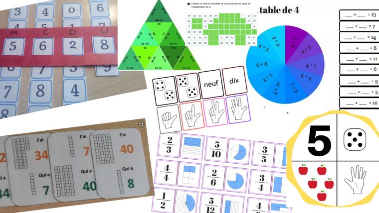 40 Jeux Pédagogiques En Mathématiques Classés Du Cp Au Cm2 à Jeux Pour Apprendre Les Chiffres En Francais