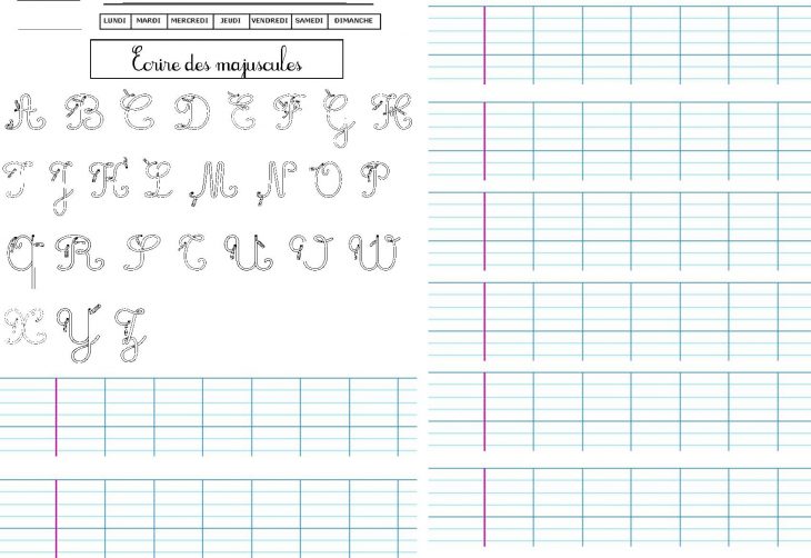 47 Fiches D'écriture, Dictées Muettes, Légendes À Écrire destiné Ecriture Ce2 À Imprimer