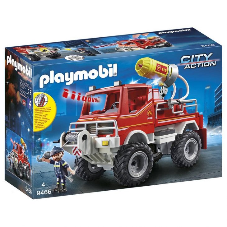 4X4 De Pompier Avec Lance-Eau – 9466 | Jeux De Constructions intérieur Jeu De Pompier Gratuit