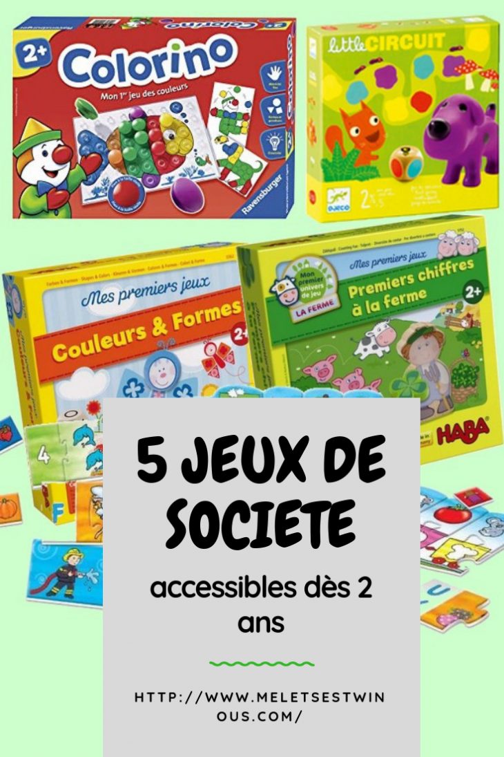 5 Jeux De Société Accessibles Dès 2 Ans – Mel Et Ses Twinous dedans Jeux De Societe Enfant 5 Ans