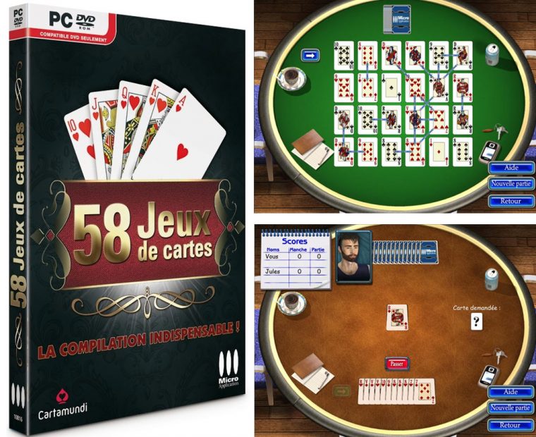 58 Jeux De Cartes Réunis En Un Seul Logiciel Pour Pc tout Jeux De Cartes À Télécharger Gratuitement