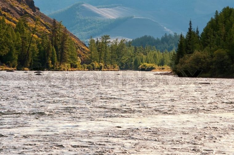 fluss in der mongolei