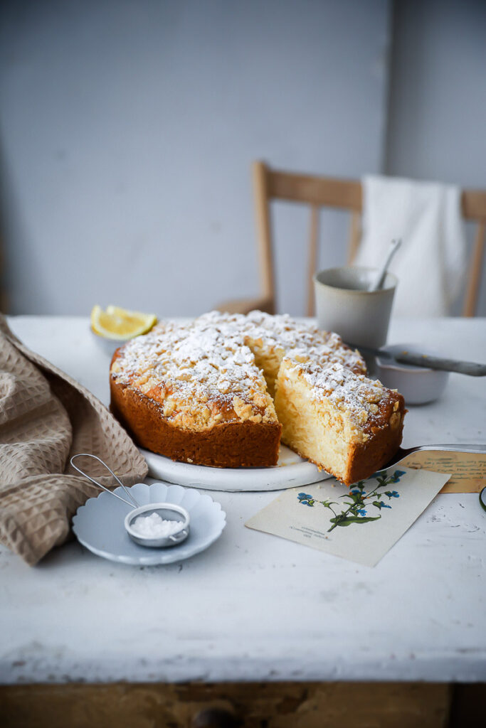 zitronen streuselkuchen vom blech