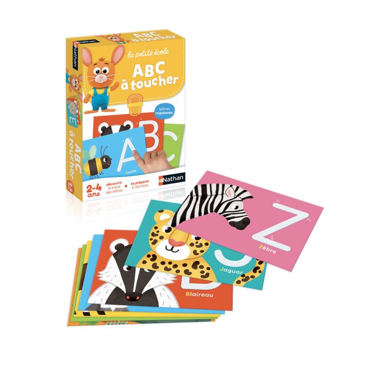 Abc À Toucher La Petite École concernant Apprendre Les Lettres En Jouant