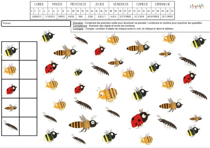 Abeilles À Miel – Mc En Maternelle intérieur Imagier Insectes