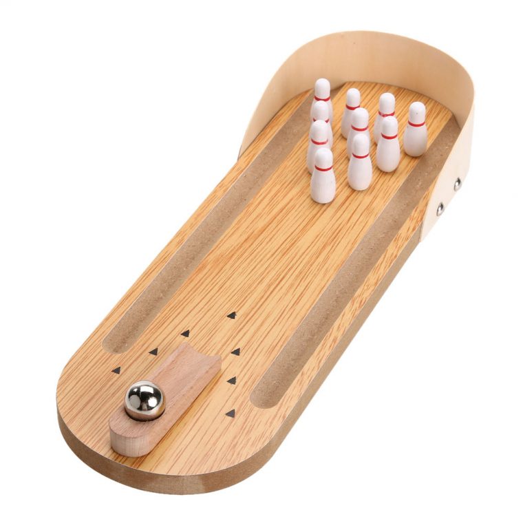 Acheter En Bois Mini Bureau Bowling Jeu Jouet Set Enfants Enfants Intérieur  Fun Bowling Jouet Développement Parent Enfant Interact Jouet K5Bo De intérieur Jeu Bowling Enfant