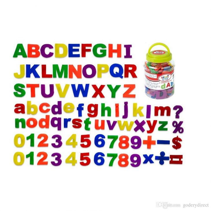 Acheter Lettres Et Chiffres Magnétiques Pour Les Enfants Qui Étudient En  S'amusant Alphabet Éducatif Aimants Pour Réfrigérateur Alphabet Magnétique encequiconcerne Chiffre Pour Enfant