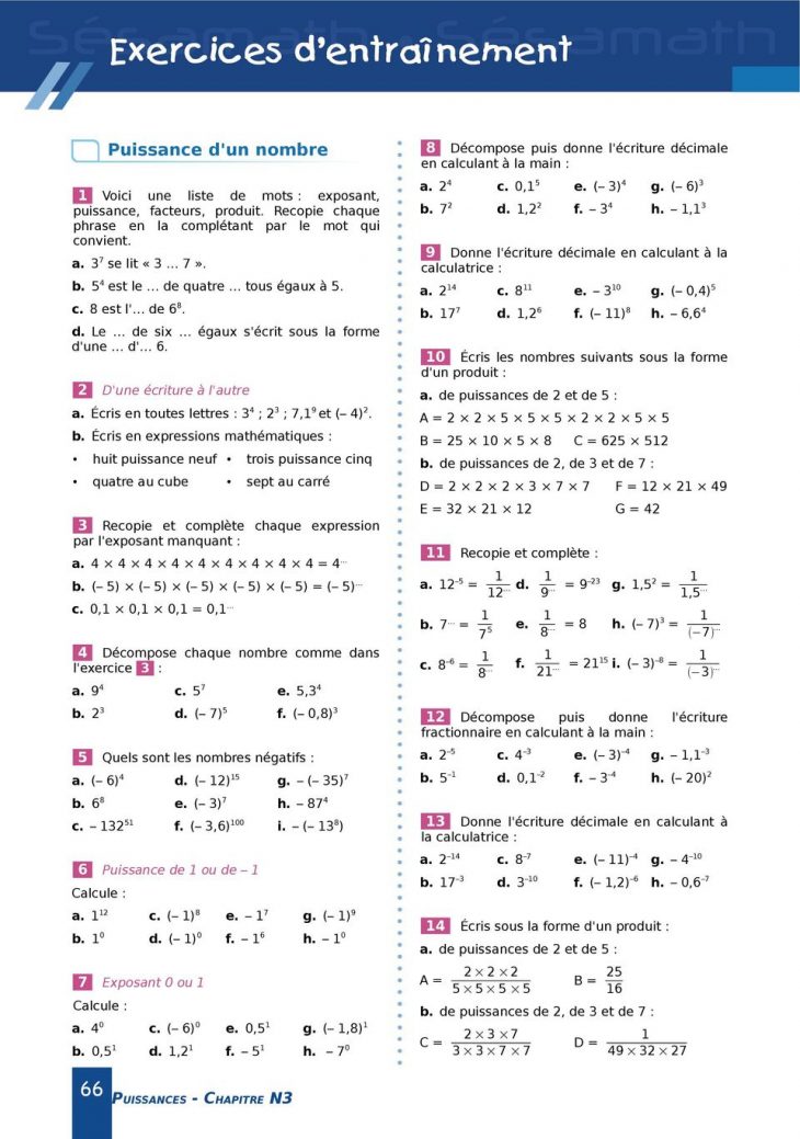 Activité 1 : Le Triangle De Sierpinski – Pdf Téléchargement dedans Exercice De Math Sur Les Puissances