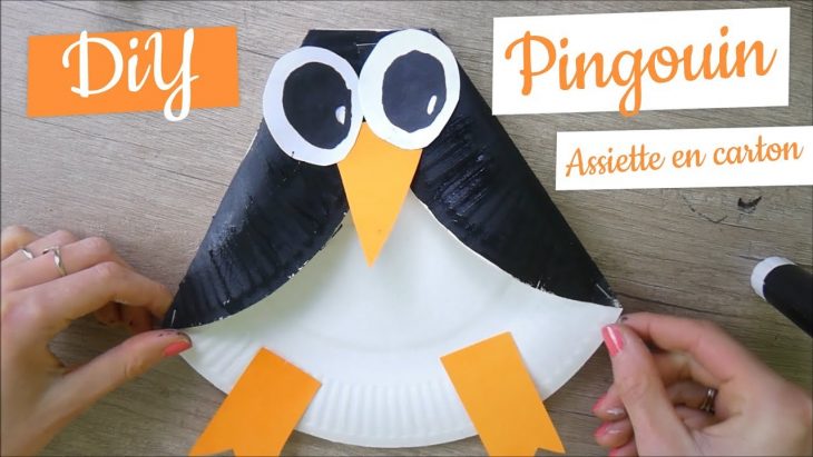 Activité Manuelle Hiver – Pingouin Assiette En Carton à Activité Manuelle Hiver Primaire