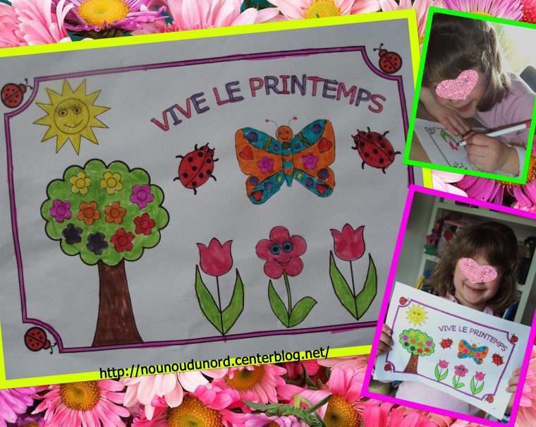 Activite Printemps avec Travaux Manuels Printemps Maternelle