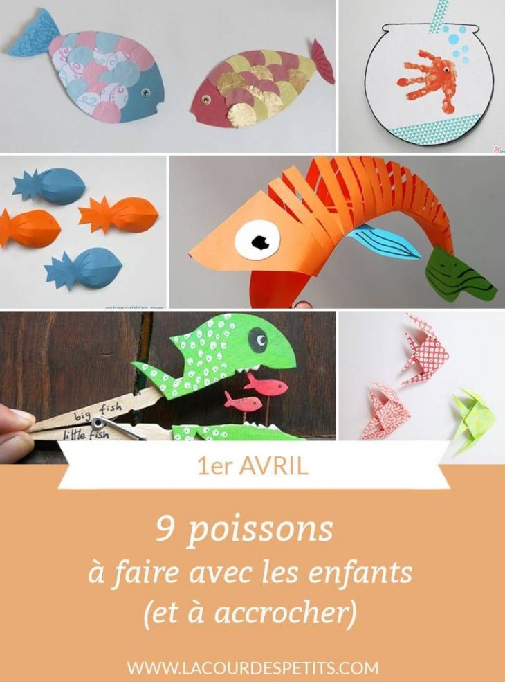 Activités Poisson D'avril : 9 Idées De Poissons À Fabriquer tout Activité Simple A Faire