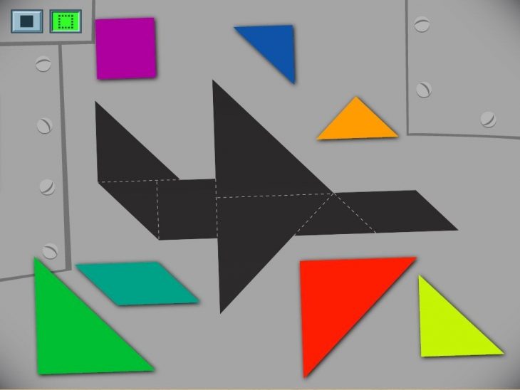 Airplane Tangram Game | Game | Education encequiconcerne Progression Tangram