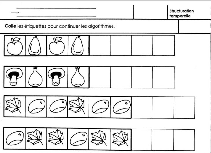 Algorithmes Ms – École Maternelle Gellow serapportantà Fiche Maternelle Grande Section