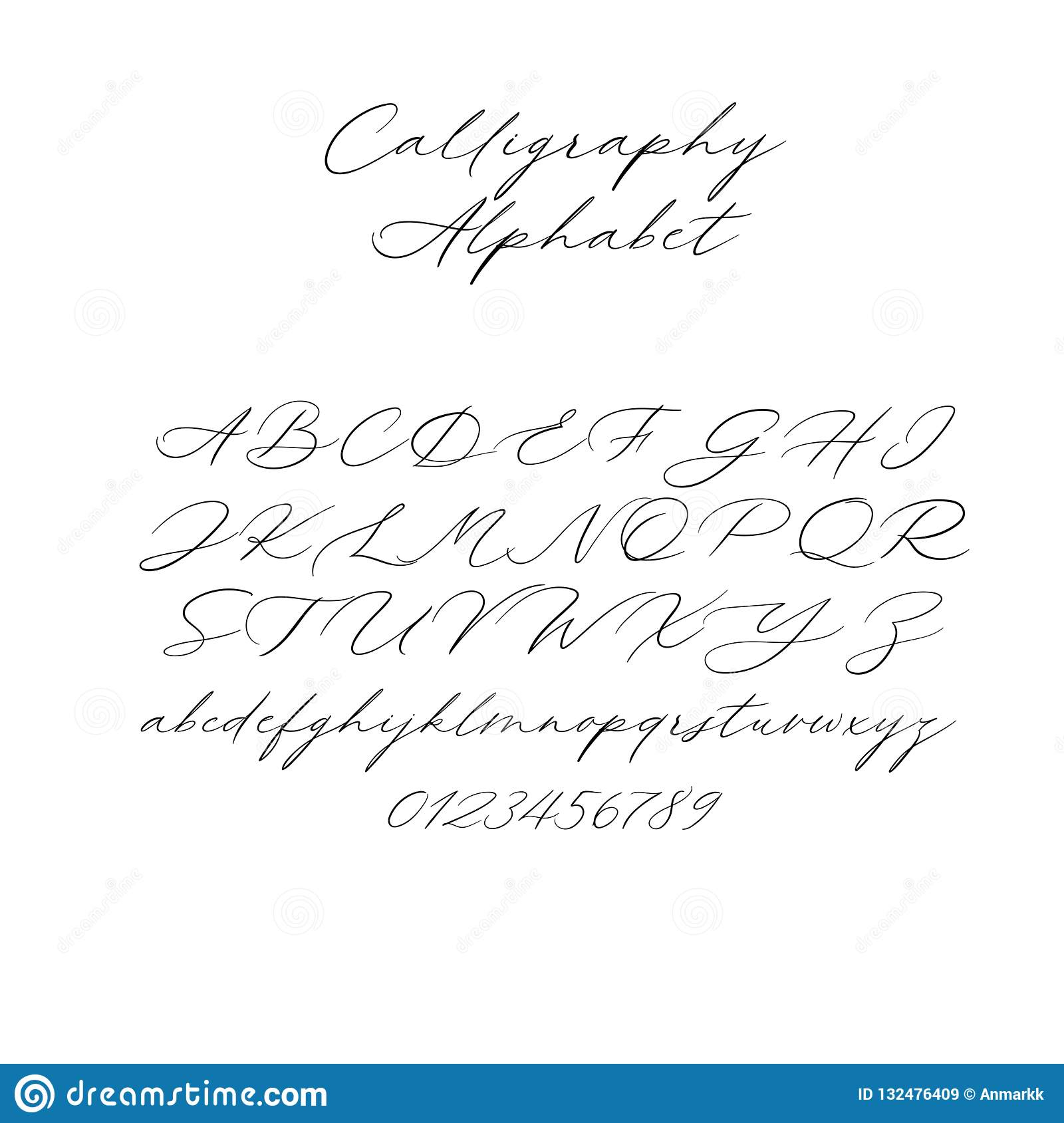 lettre en calligraphie