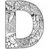Alphabet Lettre D - Coloriages Alphabet Et Lettres concernant Coloriage D Alphabet