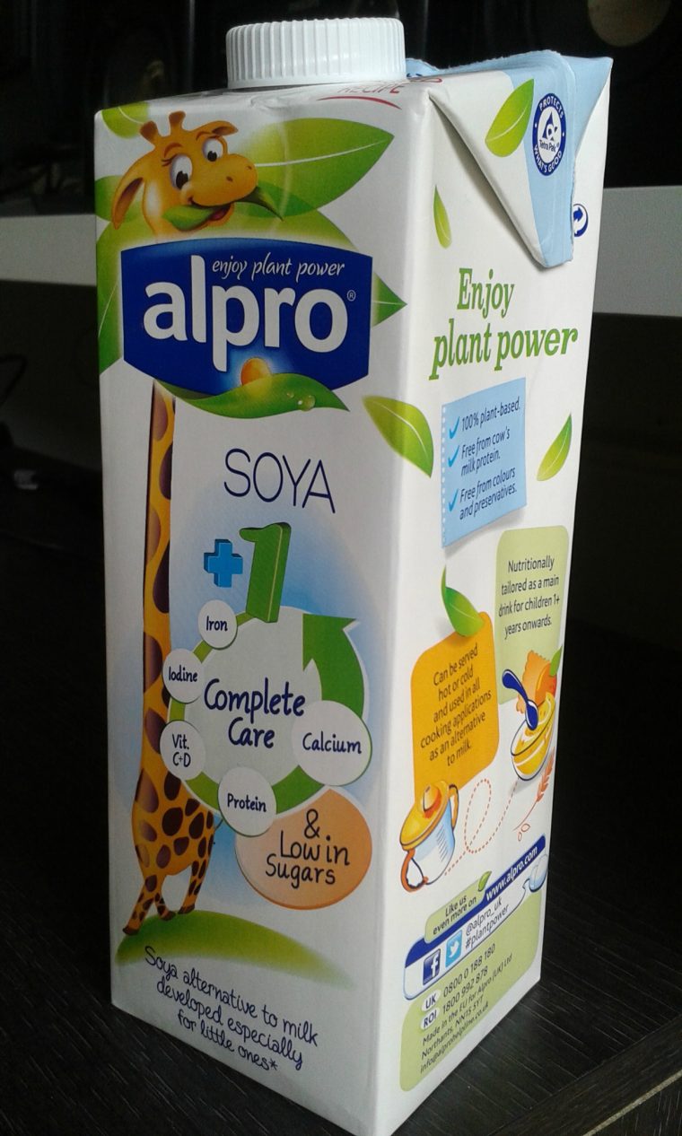 Alpro Soya Croissance, Un Lait De Croissance En Brique concernant Brique Pour Bebe