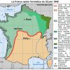 Analyse De La Carte De France Après L'armistice Du 22 Juin 1940 destiné Petite Carte De France