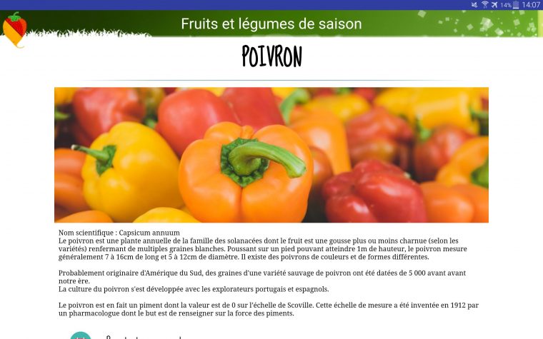 Android Için Fruits Et Légumes De Saison – Apk'yı İndir pour Nom Legume