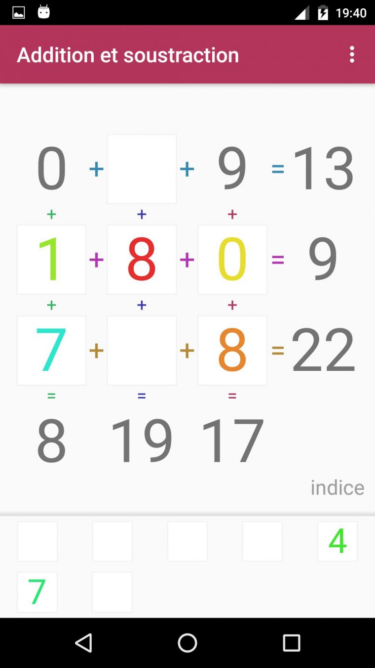 Android Için Jeu D'addition Et Soustraction – Apk'yı İndir intérieur Comment Jouer Sudoku