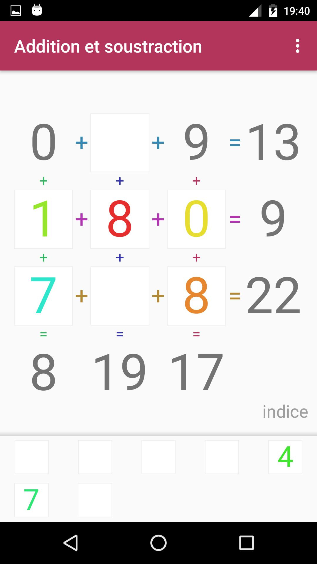 Android Için Jeu D&amp;#039;addition Et Soustraction - Apk&amp;#039;yı İndir intérieur Comment Jouer Sudoku 