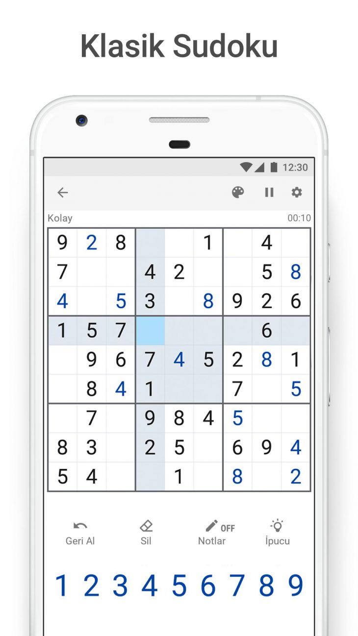 Android Için Sudoku – Ücretsiz Klasik Sudoku Oyunu – Apk encequiconcerne Sudoku Gratuit Francais