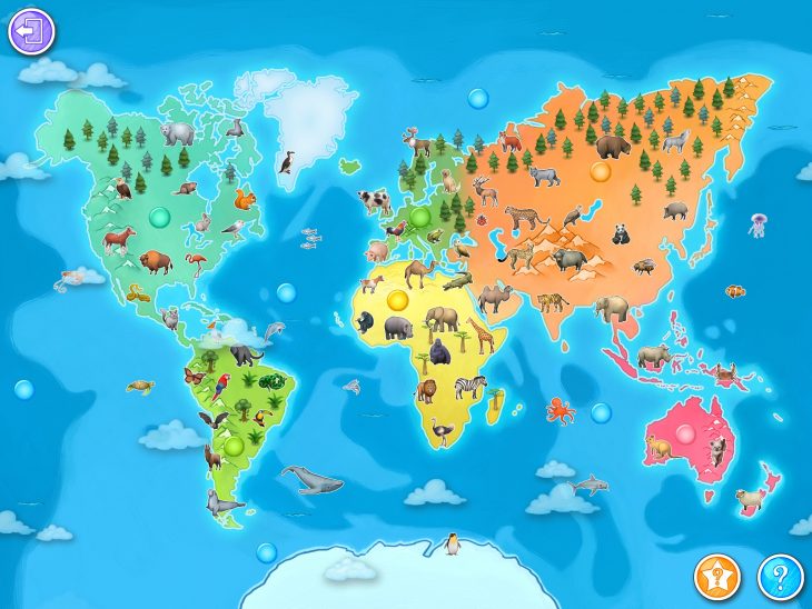 Animap – Petitsgeeks.fr avec Planisphère Enfant