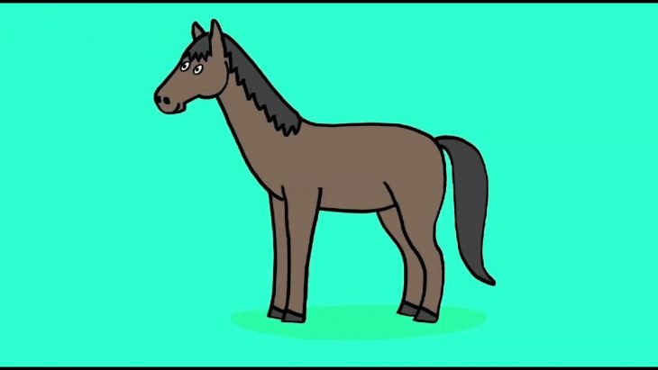 Apprendre À Dessiner Un Cheval ? – How To Draw A Horse ? pour Cheval Dessin Couleur