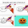 Apprendre À Dessiner Une Citrouille En 3 Étapes dedans Apprendre À Dessiner Halloween