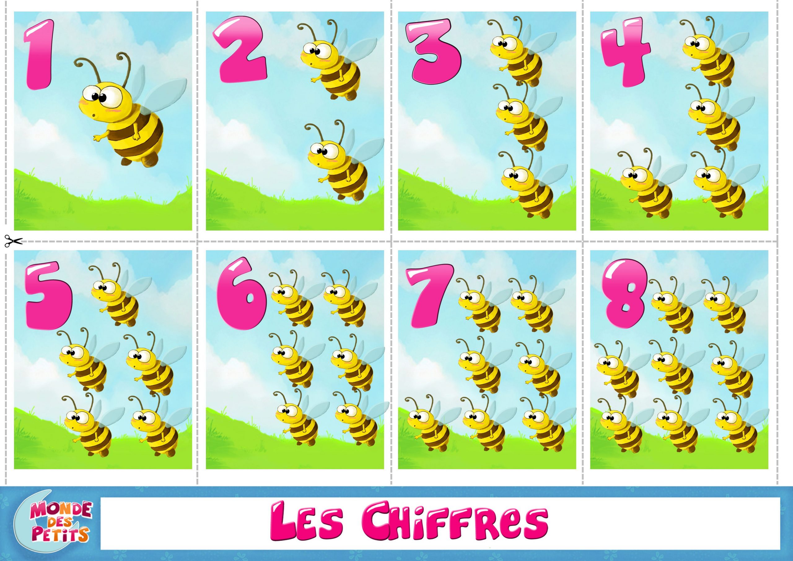 Apprendre-Chiffres-Francais (3508×2480) | Apprendre L serapportantà Apprendre Les Chiffres En Français 