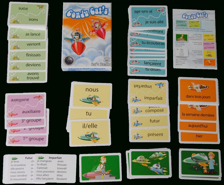 Apprendre La Conjugaison Par Le Jeu Conju Cat's, Jeu De serapportantà Verbe Jeux