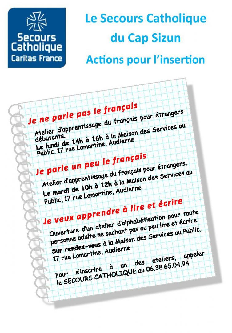 Apprendre Le Français | Mairie De Plouhinec, Finistère (29) serapportantà Apprendre A Ecrire Le Francais Pour Debutant 