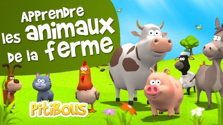 Apprendre Les Animaux De La Ferme – Les Pitibous avec Bruit Des Animaux De La Ferme