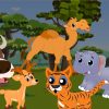Apprendre Les Animaux De La Savane - Apprendre Les Animaux Sauvages En  Français à Animaux De La Jungle Maternelle