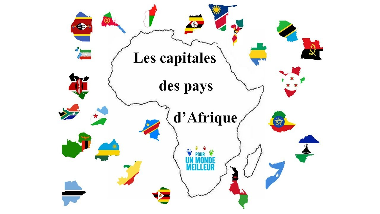 Apprendre Les Capitales Des Pays D&amp;#039;afrique - 2 - serapportantà Pays Et Leurs Capitales 