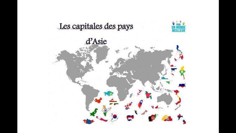 Apprendre Les Capitales Des Pays D'asie -1- concernant Pays Et Leurs Capitales